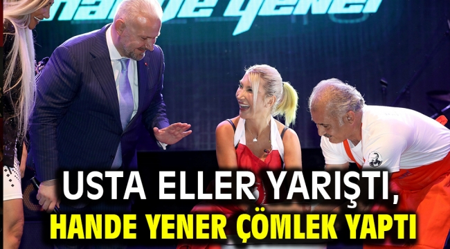 Usta eller yarıştı, Hande Yener çömlek yaptı