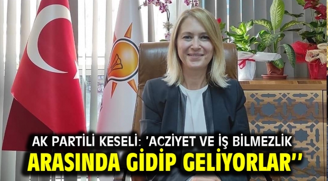 AK Partili Keseli: 'Acziyet ve iş bilmezlik arasında gidip geliyorlar''