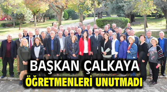 Başkan Çalkaya Öğretmenleri Unutmadı