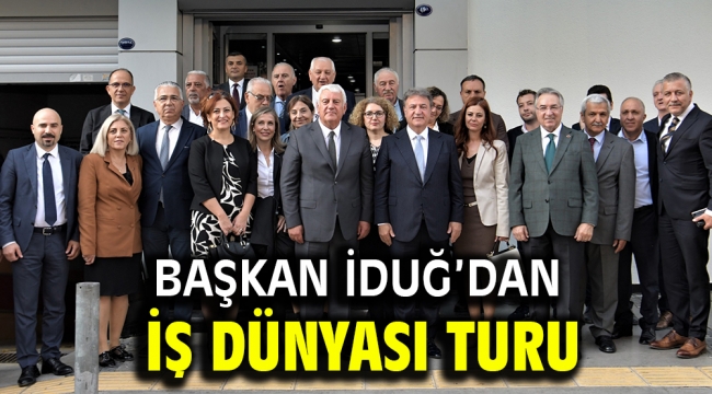 Başkan İduğ'dan iş dünyası turu