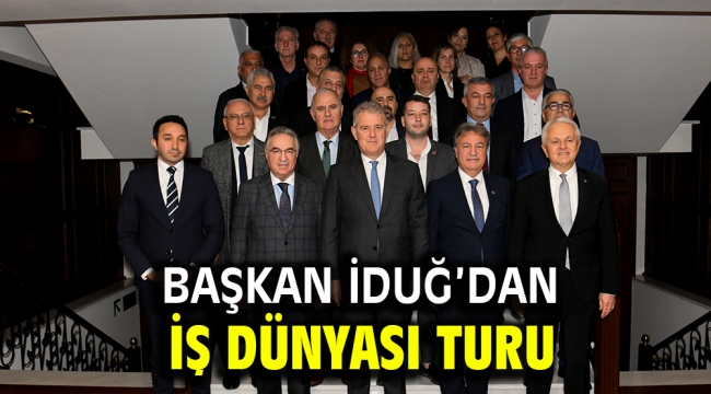 Başkan İduğ'dan iş dünyası turu