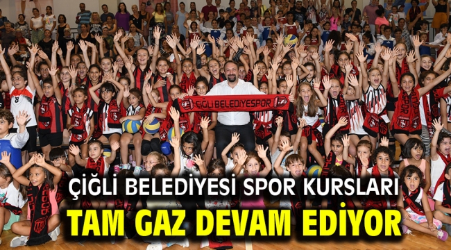 Çiğli Belediyesi Spor Kursları tam gaz devam ediyor