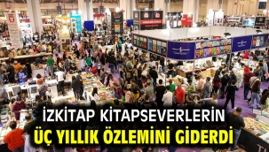 İZKİTAP kitapseverlerin üç yıllık özlemini giderdi