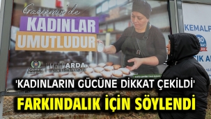 'Kadınların gücüne dikkat çekildi'... Gaziemir'den afiş çalışması