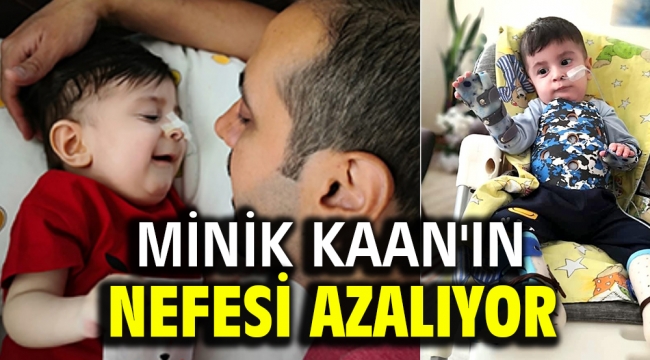 Minik Kaan'ın nefesi azalıyor