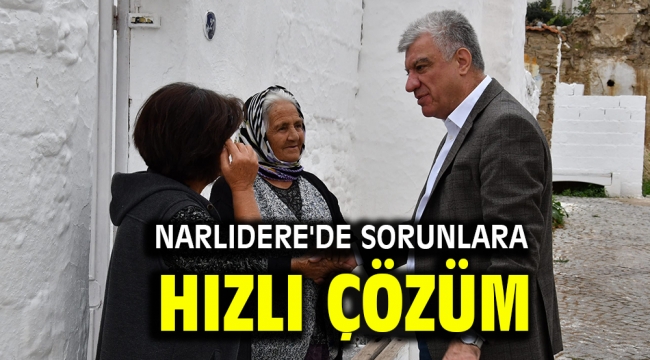 NARLIDERE'DE SORUNLARA HIZLI ÇÖZÜM 