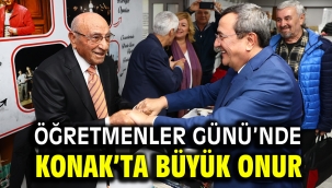 Öğretmenler Günü'nde Konak'ta büyük onur