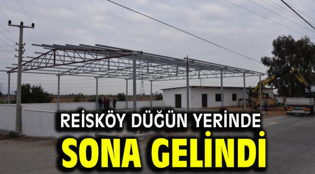 Reisköy düğün yerinde sona gelindi