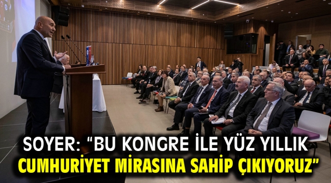 Soyer EBSO Meclisi'nde İkinci Yüzyılın İktisat Kongresi'ni anlattı: "Bu kongre ile yüz yıllık Cumhuriyet mirasına sahip çıkıyoruz"