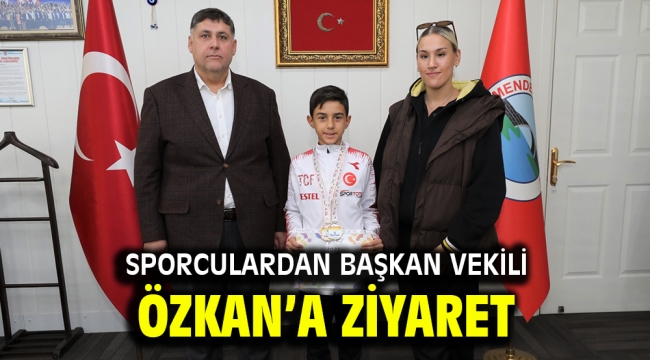 Sporculardan Başkan Vekili Özkan'a ziyaret