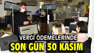 Vergi ödemelerinde son gün 30 Kasım
