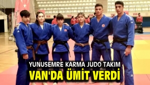 YUNUSEMRE KARMA JUDO TAKIMI VAN'DA ÜMİT VERDİ
