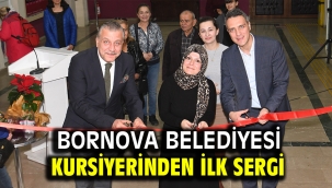 Bornova Belediyesi kursiyerinden ilk sergi