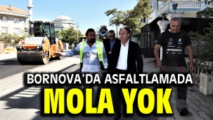 Bornova'da asfaltlamada mola yok