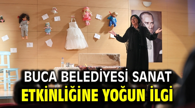 Buca Belediyesi sanat etkinliğine yoğun ilgi