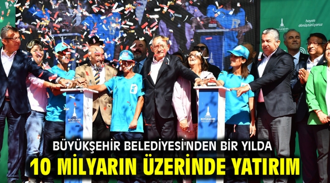 Büyükşehir Belediyesi'nden bir yılda 10 milyarın üzerinde yatırım