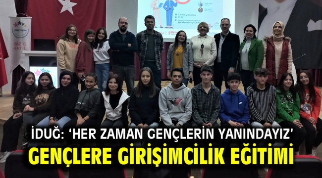 Gençlere girişimcilik eğitimi