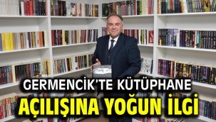 Germencik'te kütüphane açılışına yoğun ilgi