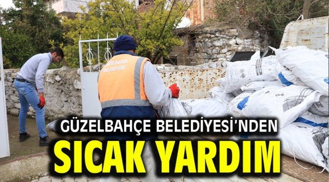 Güzelbahçe Belediyesi'nden Sıcak Yardım