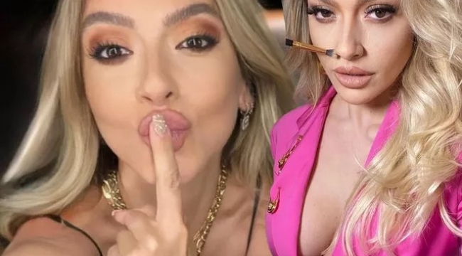 Hadise 2022'ye seksi pozlarıyla veda etti!