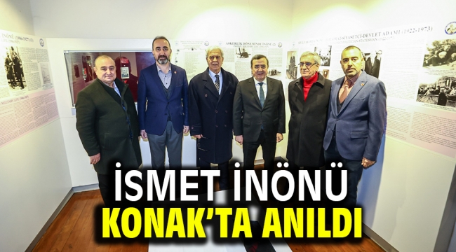 İsmet İnönü Konak'ta anıldı