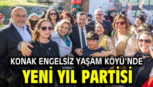 Konak Engelsiz Yaşam Köyü'nde yeni yıl partisi
