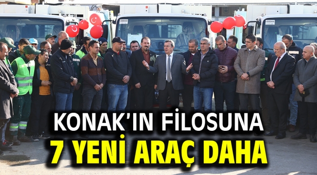 Konak'ın filosuna 7 yeni araç daha