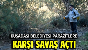 KUŞADASI BELEDİYESİ PARAZİTLERE KARŞI SAVAŞ AÇTI