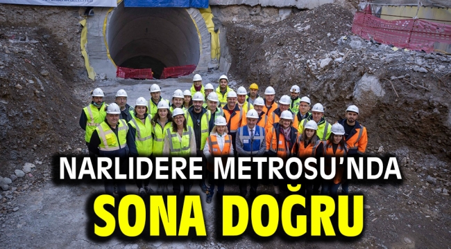 Narlıdere Metrosu'nda sona doğru