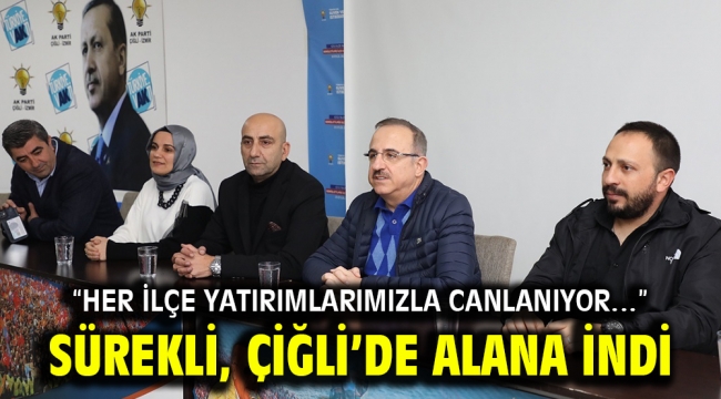 Sürekli, Çiğli'de alana indi…