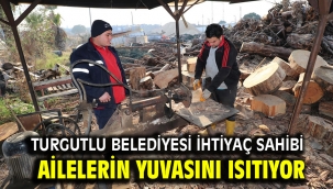 Turgutlu Belediyesi İhtiyaç Sahibi Ailelerin Yuvasını Isıtıyor