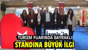 Turizm Fuarında Bayraklı standına büyük ilgi