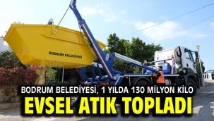 Bodrum Belediyesi, 1 Yılda 130 Milyon kilo evsel atık topladı