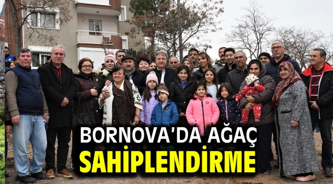 Bornova Belediyesi, ağaç sahiplendirme kampanyası 