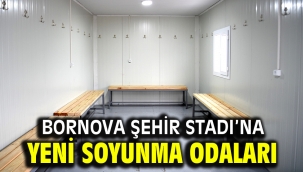 Bornova Şehir Stadı'na yeni soyunma odaları