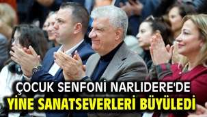 Çocuk senfoni Narlıdere'de yine sanatseverleri büyüledi