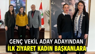 Genç Vekil aday adayından ilk ziyaret kadın başkanlara
