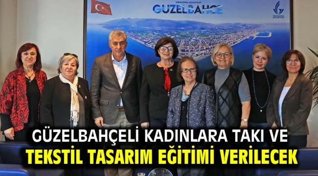 Güzelbahçeli kadınlara takı ve tekstil tasarım eğitimi verilecek