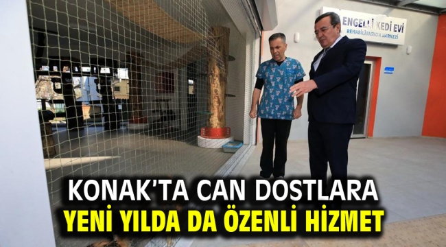 Konak'ta can dostlara Yeni yılda da özenli hizmet