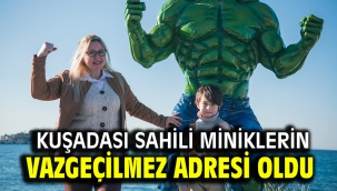 KUŞADASI SAHİLİ MİNİKLERİN VAZGEÇİLMEZ ADRESİ OLDU