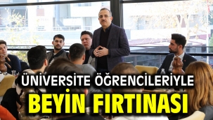 Üniversite öğrencileriyle beyin fırtınası