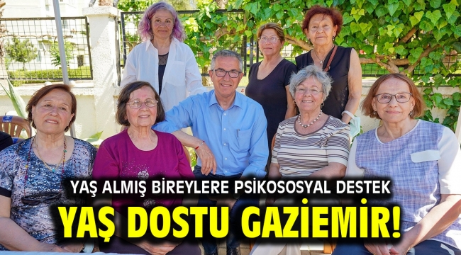 Yaş dostu Gaziemir!