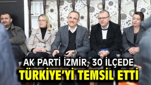 AK Parti İzmir, 30 ilçede eş zamanlı sahadaydı