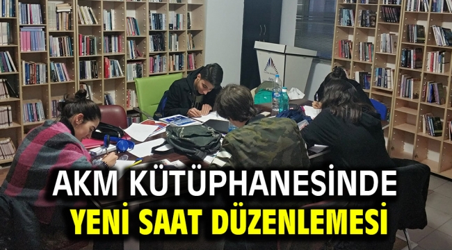 AKM Kütüphanesinde Yeni Saat Düzenlemesi