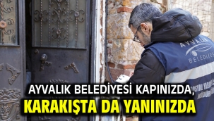 AYVALIK BELEDİYESİ KAPINIZDA, KARAKIŞTA DA YANINIZDA