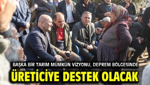 Başka Bir Tarım Mümkün Vizyonu, deprem bölgesinde üreticiye destek olacak