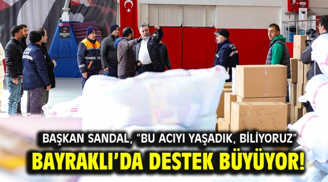 Bayraklı'da destek büyüyor!