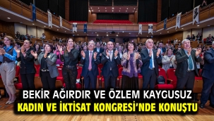 Bekir Ağırdır ve Özlem Kaygusuz Kadın ve İktisat Kongresi'nde konuştu