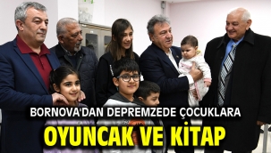Bornova'dan depremzede çocuklara oyuncak ve kitap 
