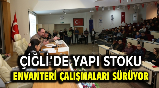 Çiğli'de Yapı Stoku Envanteri Çalışmaları Sürüyor: Başvuran Vatandaşlar Bilgilendirildi